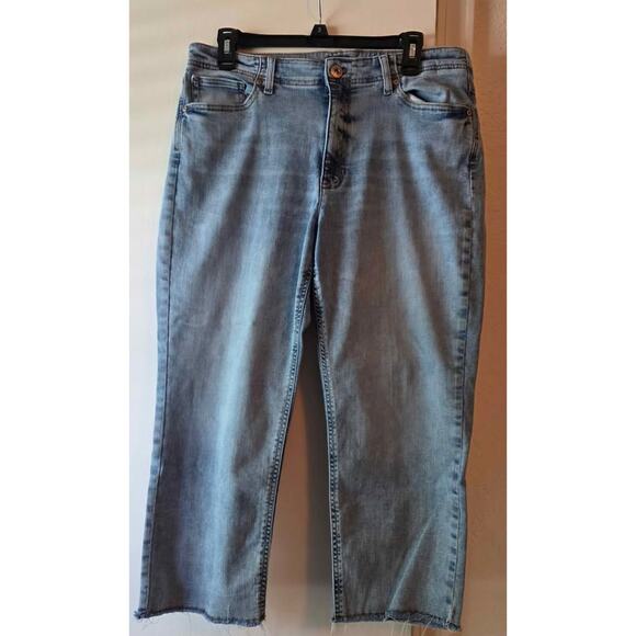 J. Jill Denim - J.Jill Women’s Denim Hi-Rise Straight Leg Crop 14P